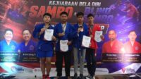 Siswa kelas IX SMPN 1 Cikarang Selatan, Muhammad Raziq Athari, berhasil mengharumkan nama Kabupaten Bekasi setelah meraih medali perak pada Kejuaraan Beladiri Sambo & Blind Sambo Open Gubernur Cup Sumatera Selatan 2026 yang digelar di Palembang.