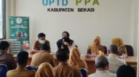 Menindaklanjuti temuan Ditres PPA-PPO Polda Metro Jaya di Tenda Biru Cibitung beberapa waktu lalu, UPT PPA Kabupaten Bekasi melaksanakan rakor bersama beberapa stakeholder terkait diantaranya Polres Metro Bekasi, Satpol PP, Dinas Sosial, Dinas Kesehatan, Kecamatan dan Kelurahan sebagai bentuk antisipasi dan mitigasi.