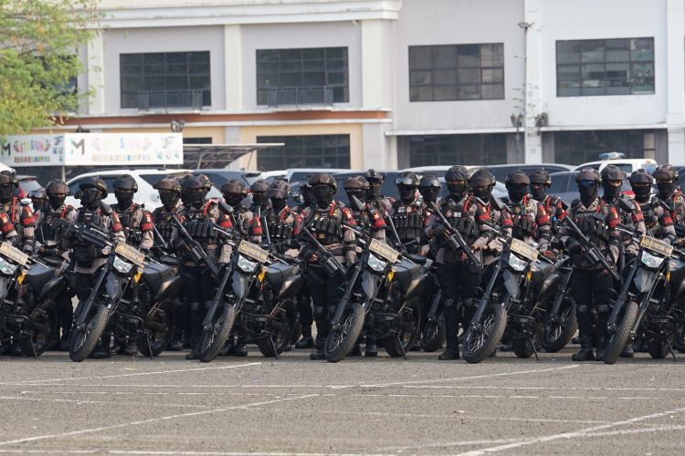 Sebanyak 12.261 personel gabungan diterjunkan untuk mengawal pesta demokrasi tingkat desa di Kabupaten Bekasi yang berlangsung di 154 desa pada Minggu 20 September 2026 besok.