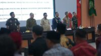 Kapolres Metro Bekasi Kombes Pol Andi Oddang Riuh Hutomo menghadiri kegiatan Deklarasi Damai Calon Kepala Desa se-Kabupaten Bekasi dalam rangka Pemilihan Kepala Desa (Pilkades) Serentak Tahun 2026.