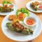 FOX Lite Hotel Cikarang menghadirkan menu kuliner baru bertajuk Nasi Bakaran dengan tiga pilihan lauk, yakni Nasi Bakar Ayam Kemangi, Nasi Bakar Teri Kacang, dan Nasi Bakar Cumi.