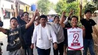 Karya Mardi Putra atau yang akrab disapa Haji Ekeng mendapatkan nomor urut 2 dalam Pemilihan Kepala Desa (Pilkades) Jayasampurna, Kecamatan Serang Baru, Kabupaten Bekasi.