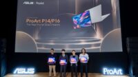Peluncuran ASUS ProArt P14 dan ASUS ProArt P16. Kegiatan ini turut dihadiri Adrian Pradipta - Technical Public Relations ASUS Indonesia, ⁠Rudy Salim - CEO PRESTIGECORP, Lenny Lin - Country Manager, ASUS Indonesia dan Marcello Tahitoe, Top Indonesian Singer.
