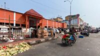 Kondisi Pasar Baru Cikarang pasca direvitalisasi oleh Pemerintah Daerah Kabupaten Bekasi beberapa waktu lalu.